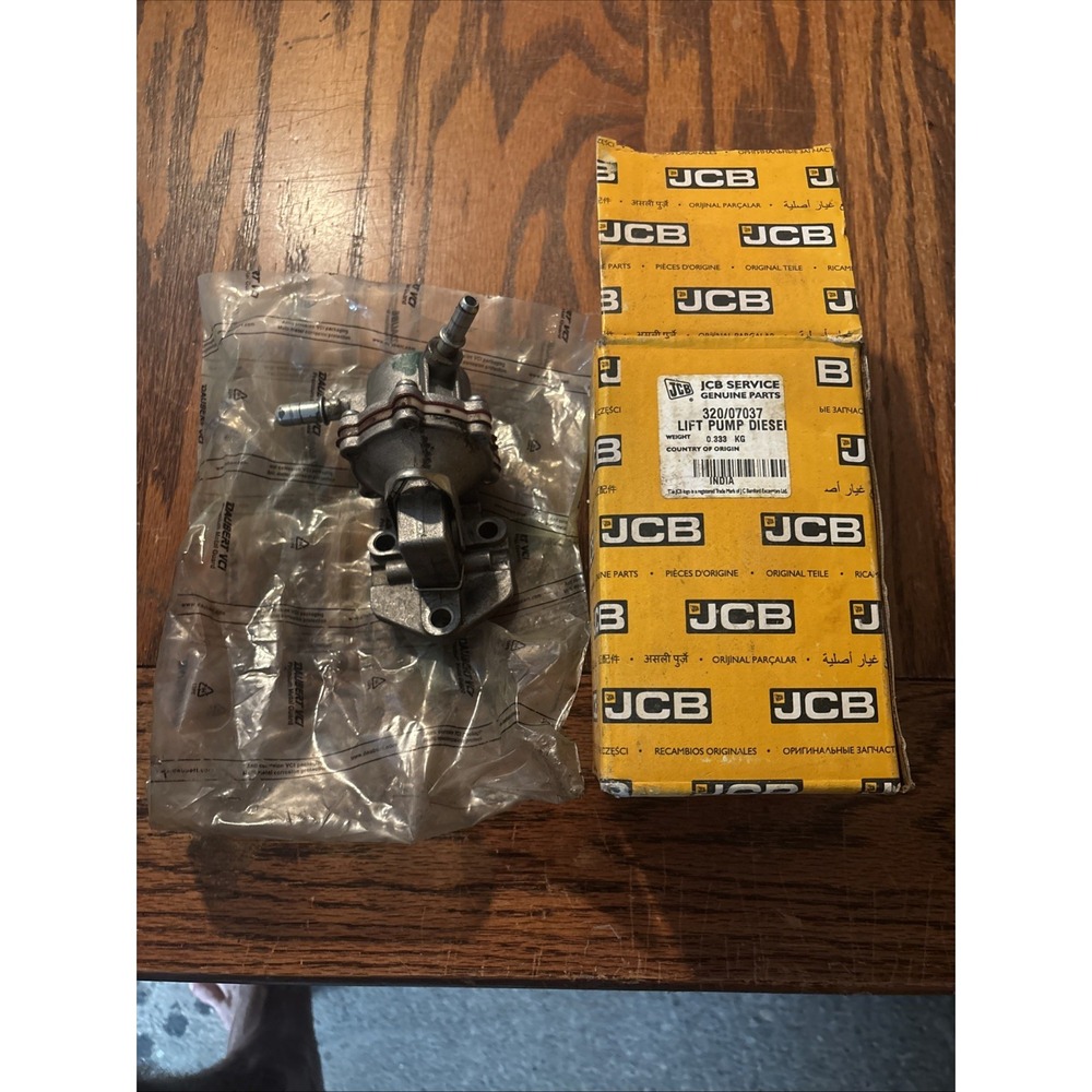OEM JCB Fuel Lift Pump 320/07037 Diesel 3CX 4CX Backhoe